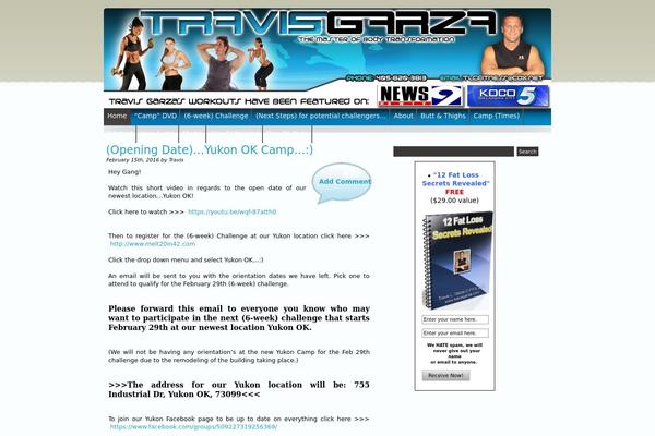 travisgarza.com site used BMag
