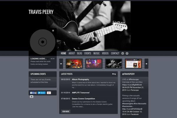 travispeery.com site used Soundcheck