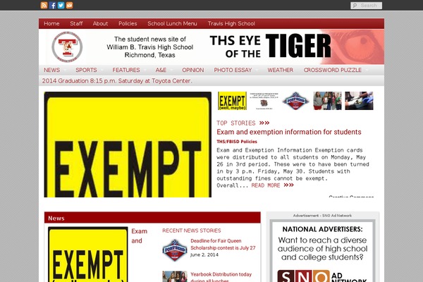 Sno Flex theme site design template sample