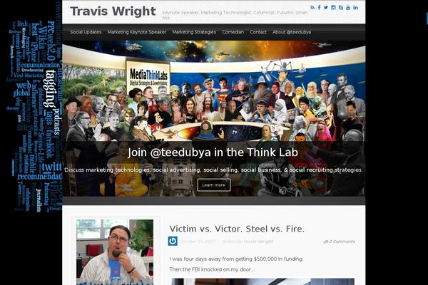 evolve theme site design template sample