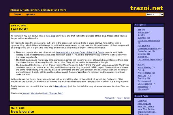 Semiologic theme site design template sample