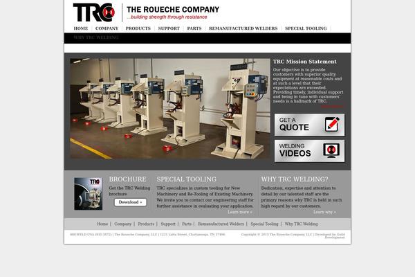 trcwelding.com site used Devtheme