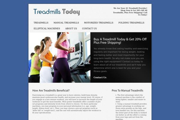 treadmillstoday.com site used Nutritiontheme