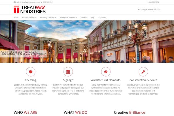 Renown theme site design template sample