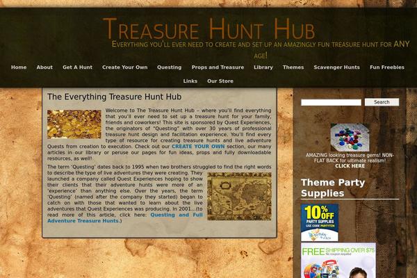 Adventure theme site design template sample