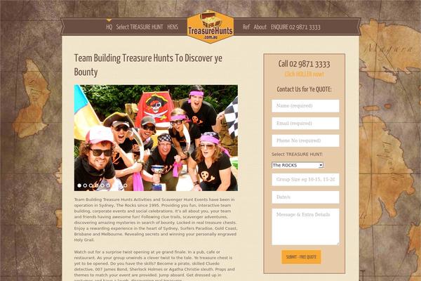 The Fox theme site design template sample