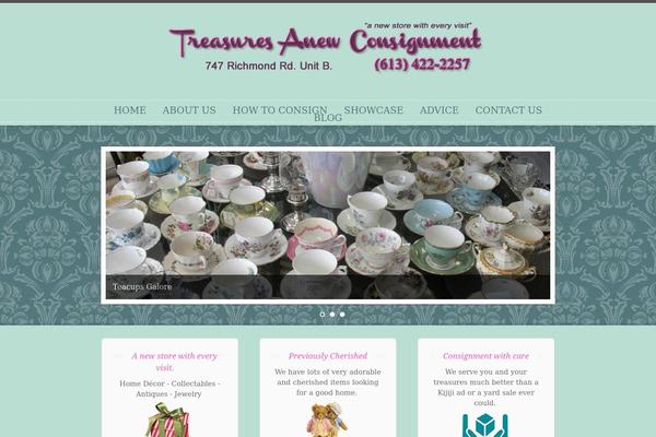 Anthology theme site design template sample