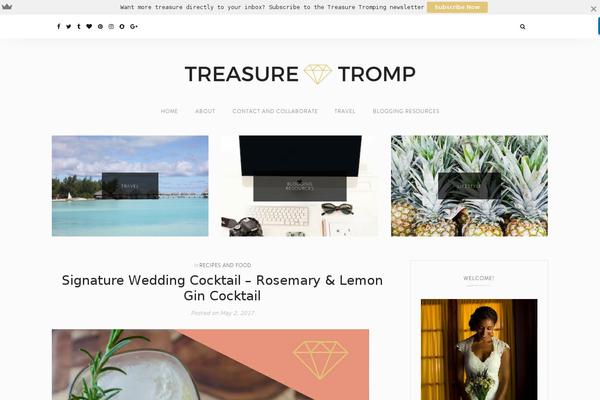 treasuretromp.com site used Wonderblog