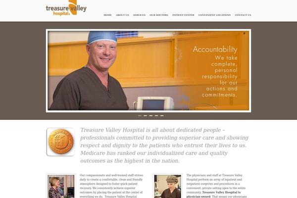 Care theme site design template sample