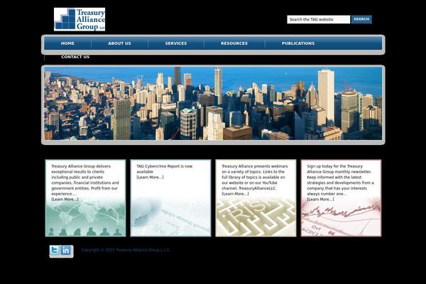 Tag theme site design template sample