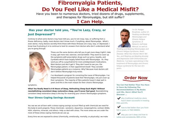 treatingandbeatingfibro.com site used Clear Line