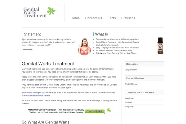 treatmentforgenitalwarts.info site used Simple Organization