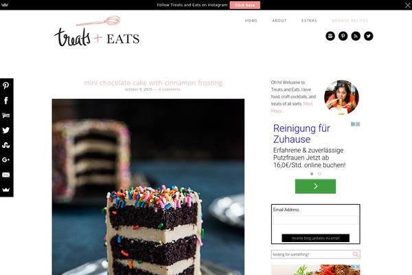 Foodie theme site design template sample