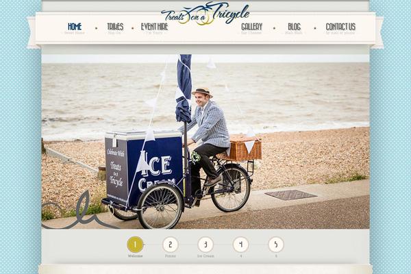 Retro theme site design template sample