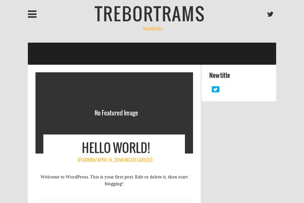 Snowblind theme site design template sample