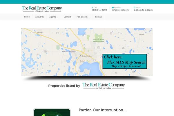 Real Spaces theme site design template sample