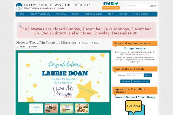 Site using WordPress Event Calendar plugin