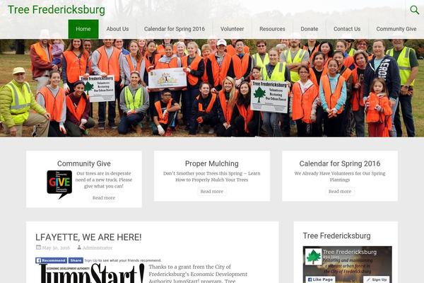 Radiate theme site design template sample