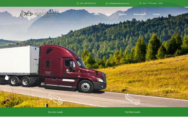 Transcargo theme site design template sample
