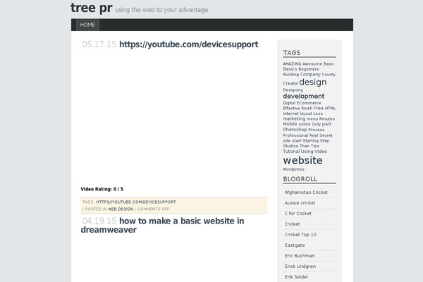 Shift theme site design template sample