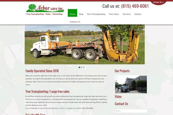 treespecialist.com site used Arbor