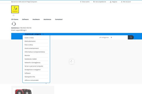 Electro theme site design template sample