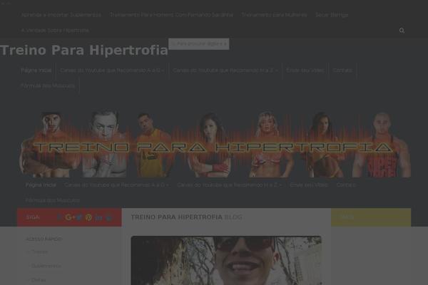 Hueman theme site design template sample