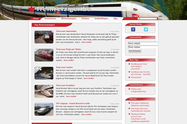 treinreiziger.be site used Treinreiziger
