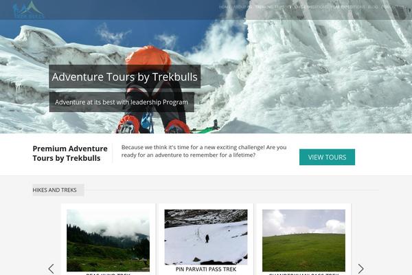 Trek theme site design template sample