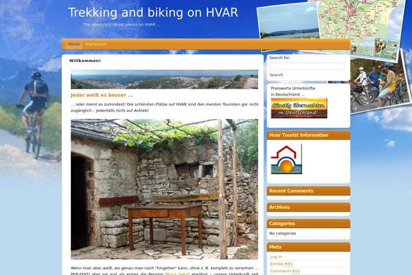 Travel Blogger theme site design template sample