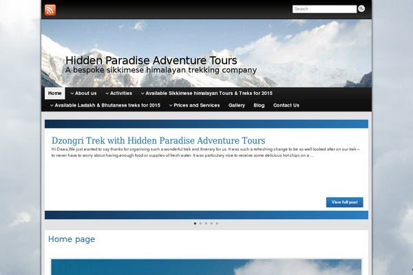 trekking-in-sikkim.com site used Graphene