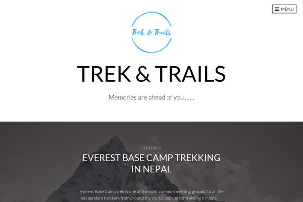 trekntrails.com site used Intergalactic-2-wpcom