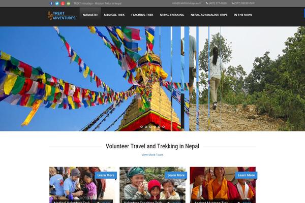 WordPress website example screenshot