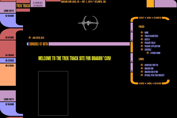 trektrack.org site used Lcars