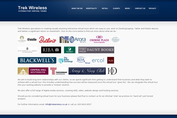 Prospect theme site design template sample