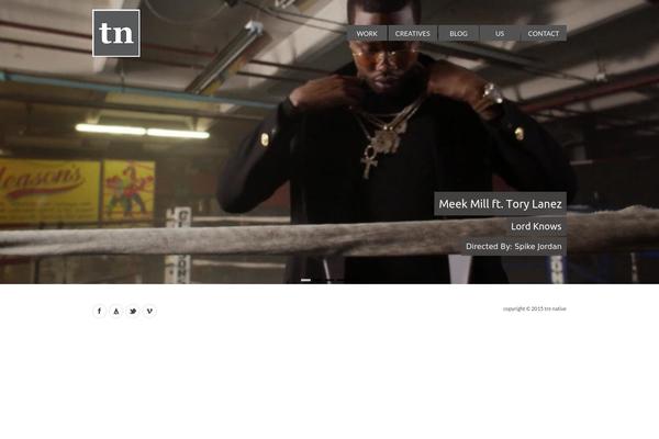 Minuscula theme site design template sample