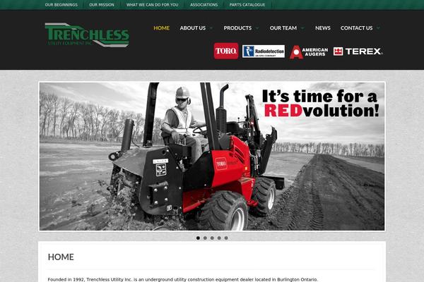 trenchlessutility.com site used Resort