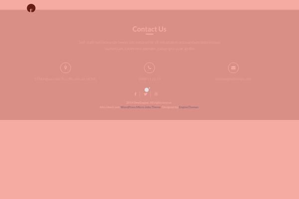 Ta-pluton theme site design template sample