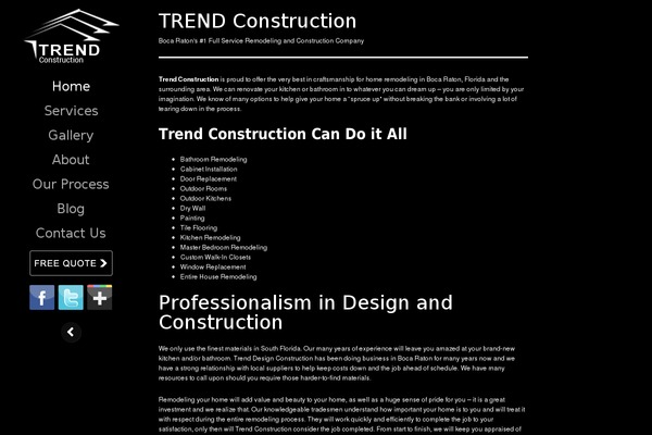 Pacifico theme site design template sample