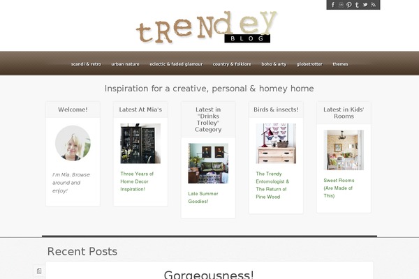 Arcadian theme site design template sample