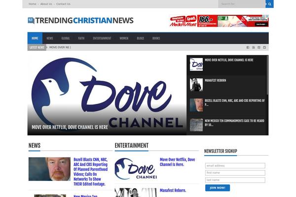 MediaNews theme site design template sample