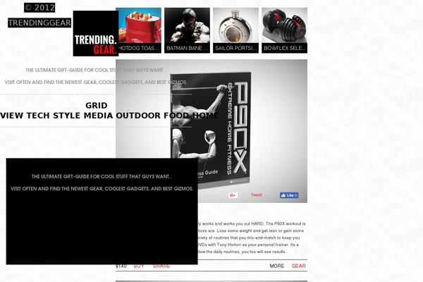 Pronto theme site design template sample