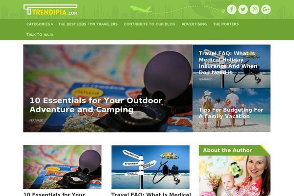 NewsPaper theme site design template sample