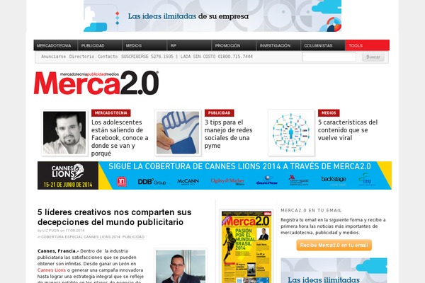 Tribune theme site design template sample