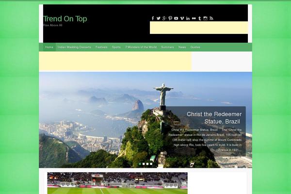 X Blog theme site design template sample
