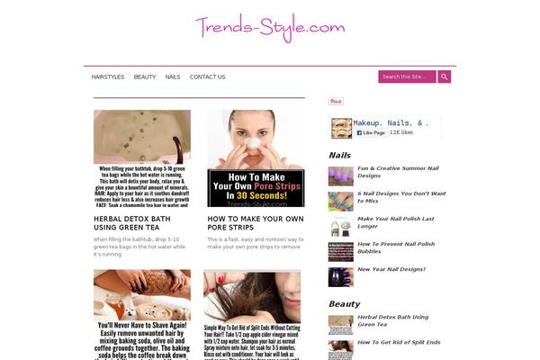 Vogue theme site design template sample