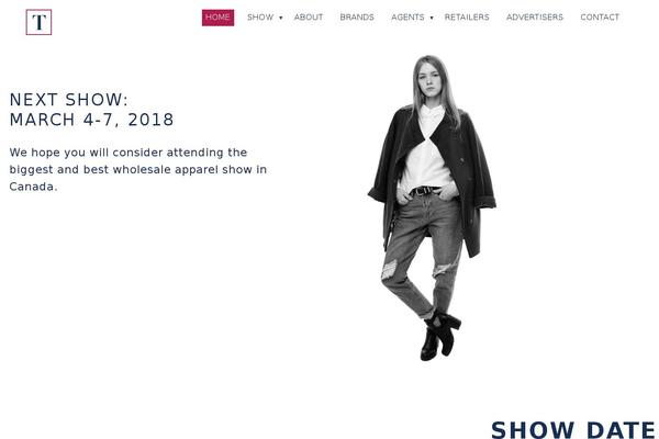Trends theme site design template sample