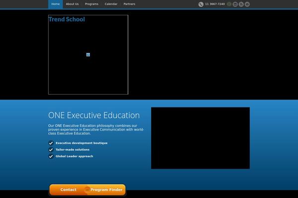 Trend theme site design template sample