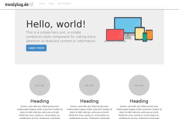 BUILDER theme site design template sample