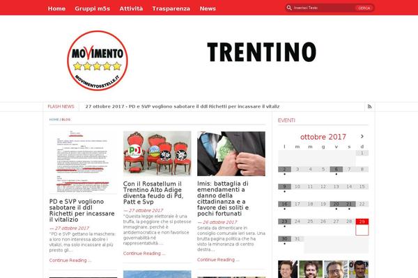 Site using WPFront Notification Bar plugin
